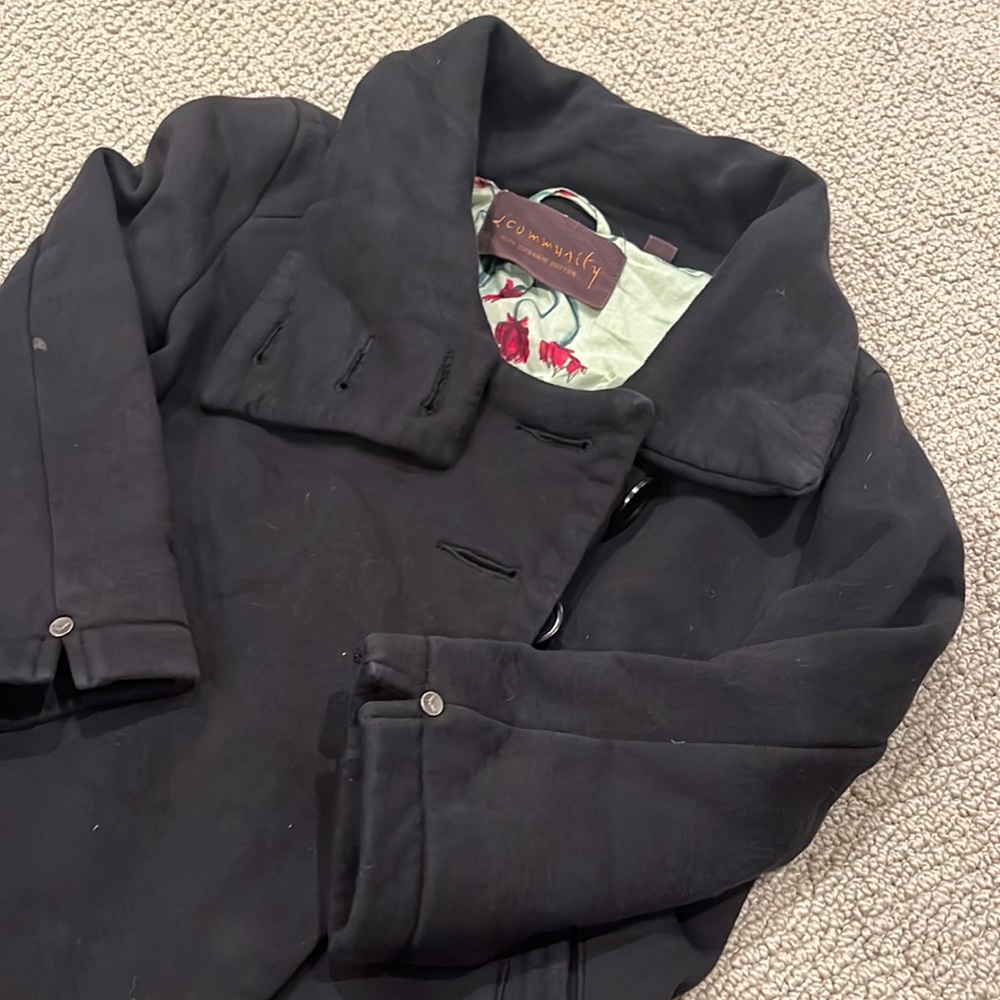 Aritzia Community Organic Cotton Bomber Jacket with belt - Picture 6 of 14